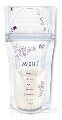 AVENT Sáčky na materské mlieko jednorazové, objem 180 ml, 1x25 ks