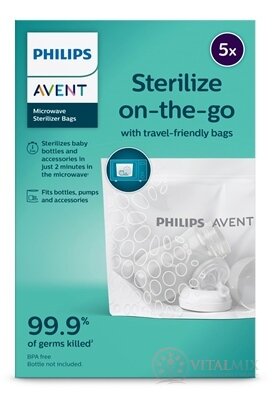 AVENT Vrecká sterilizačné do mikrovlnnej rúry 1x5 ks