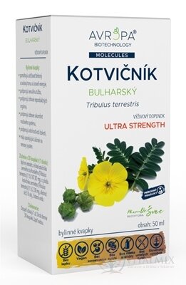 AVROPA KOTVIČNÍK Bulharský bylinné kvapky 1x50 ml