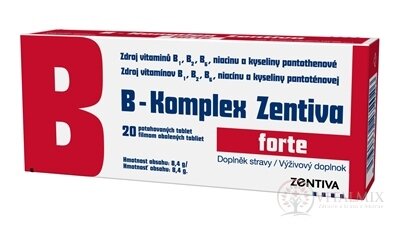 B-Komplex forte Zentiva tbl flm 1x20 ks