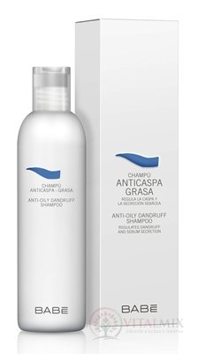 BABÉ VLASY Šampón proti lupinám na mastné vlasy (Anti-Oily Dandruff Shampoo) 1x250 ml