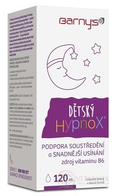 Barny's Detský HypnoX sirup 1x120 ml