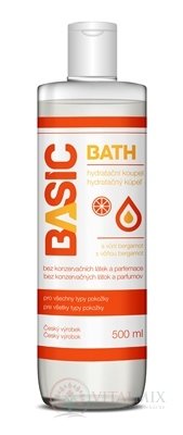BASIC BATH hydratačný kúpeľ s vôňou bergamot1x500 ml