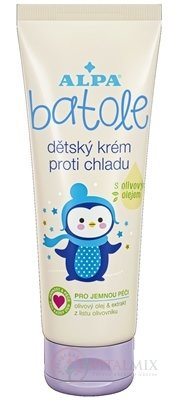 BATOLE DETSKÝ KRÉM PROTI CHLADU s olivovým olejom 1x75 ml