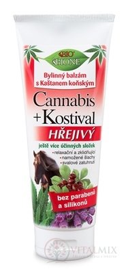 BC BIO Cannabis + Kostihoj konský balzam Hrejivý 1x200 ml