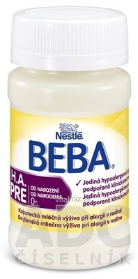 BEBA H.A. PRE počiatočná výživa dojčiat (od narodenia) 1x90 ml