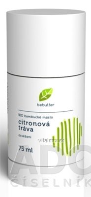 Bebutter BIO bambucké maslo Citrónová tráva telový balzam, osvieženie, 1x75 ml