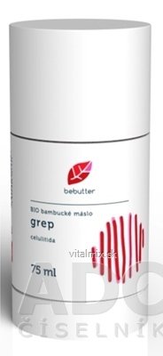 Bebutter BIO bambucké maslo Grep telový balzam, celulitída, 1x75 ml