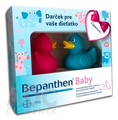 Bepanthen Baby masť 1x100 g + darček detské kačičky 1x1 set