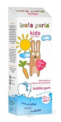 Biela perla Kids zubná pasta (3-6 rokov) 1x50 ml