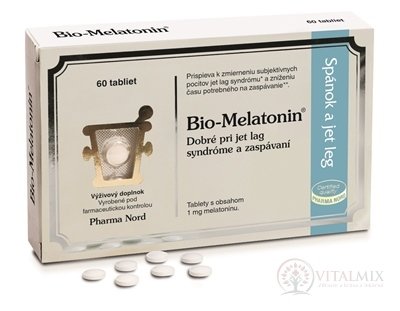 Bio-Melatonin 1 mg tbl spánok a jet leg 1x60 ks
