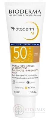 BIODERMA Photoderm M SPF 50+ gél - krém, tmavý (inov.2022) 1x40 ml