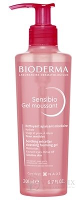 BIODERMA Sensibio Gel moussant jemný čistiaci a odličovací gél 1x200 ml