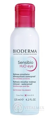 BIODERMA Sensibio H2O eye micelárny odličovač 1x125 ml