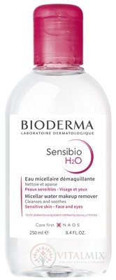 BIODERMA Sensibio H2O (V2) micelárna voda pre citlivú pleť (inov. 2021) 1x250 ml