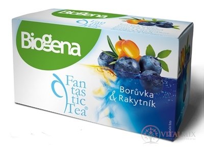 Biogena Fantastic Tea Čučoriedka & Rakytník bylinný čaj (inov.2019) 20x2 g (40 g)