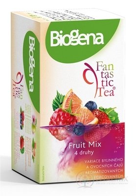 Biogena Fantastic Tea Fruit Mix 4 druhy po 5 vrecúšok, 1x20 ks