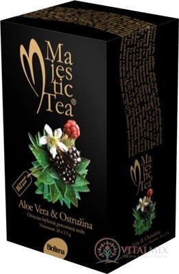 Biogena Majestic Tea Aloe Vera & Ostružina ovocno-bylinná zmes 20x2,5 g (50 g)