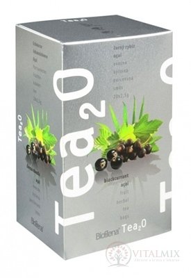 Biogena Tea2O Čierna ríbezl'a & Acai ovocno-bylinná zmes 20x2,5 g (50 g)