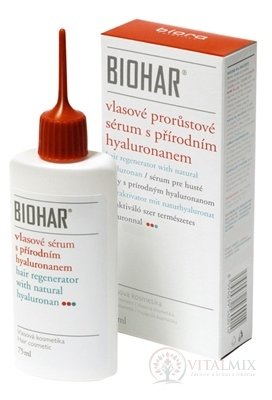 BIOHAR SÉRUM PRE HUSTÉ VLASY S HYALURONANOM 1x75 ml