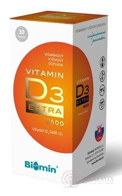 Biomin VITAMIN D3 EXTRA cps (5600 I.U.) 1x30 ks