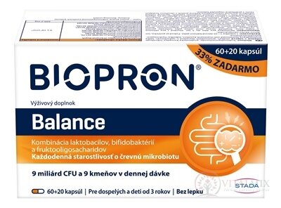 BIOPRON 9 cps 60+20 (33% zdarma) 80ks EXP 30.4.2024