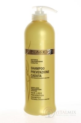 BLACK SHAMPOO PREVENZIONE šampón s placentou 1x500 ml