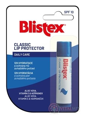 Blistex CLASSIC LIP PROTECTOR balzam na pery, SPF10 (inov. 2023) 1x4,25 g