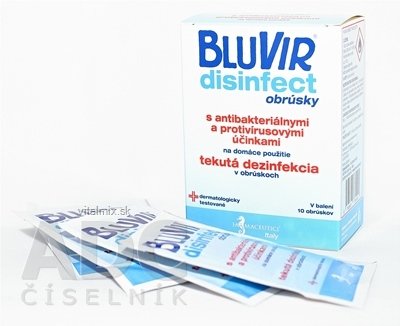 BLUVIR Disinfect obrúsky vrecúška 1x10 ks