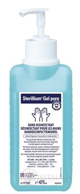 BODE Sterillium gel pure fľaška s dávkovacou pumpičkou 1x475 ml