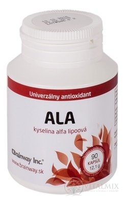 Brainway ALA - kyselina alfa lipoová cps 1x90 ks