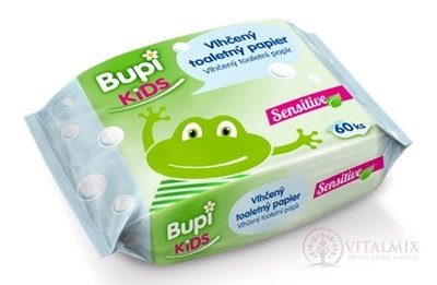 Bupi KIDS Vlhčený toaletný papier Sensitive 1x60 ks