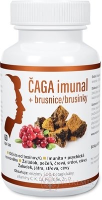 ČAGA imunal + brusnice cps 1x60 ks