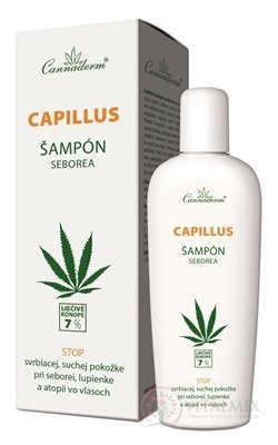 Cannaderm CAPILLUS šampón Seborea 1x150 ml
