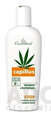 Cannaderm CAPILLUS šampón s kofeínom proti vypadávaniu vlasov 1x150 ml
