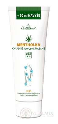 Cannaderm MENTHOLKA chladivé konopné mazanie 1x250 ml