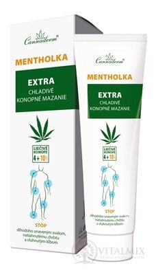 Cannaderm MENTHOLKA EXTRA chladivé konopné mazanie 1x150 ml