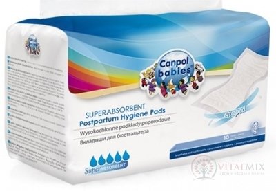 Canpol Babies Popôrodné vložky SuperAbsorbent 1x10 ks