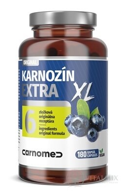CarnoMed Karnozín EXTRA XL cps 1x180 ks
