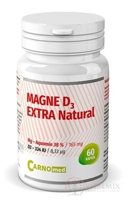 CarnoMed Magne D3 EXTRA Natural cps 1x60 ks