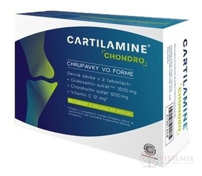 CARTILAMINE CHONDRO tbl (denná dávka v 2 tabletách) 1x60 ks