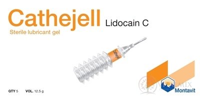 CATHEJELL LIDOCAIN C gel urt (lidokaínová instilácia 12,5 g) 1x5 ks