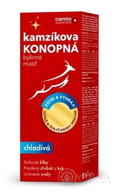 Cemio Kamzíkova konopná masť chladivá (inov.2024, súťaž) 1x200 ml