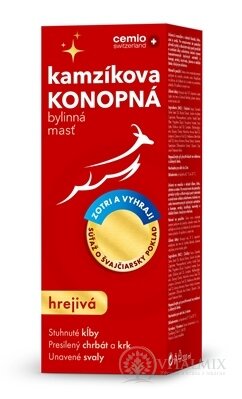 Cemio Kamzíkova konopná masť hrejivá (inov.2024, súťaž) 1x200 ml