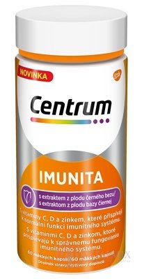 CENTRUM IMUNITA cps s extraktom z bazy čiernej 1x60 ks