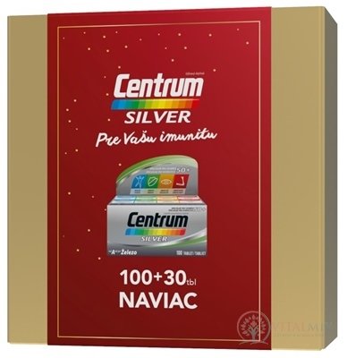 Centrum Silver (Vianočný balíček) tbl (inov. 2020) 100+30 naviac (130 ks)