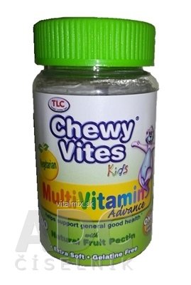Chewy Vites Kids MultiVitamin Advance pektínové medvedíky 1x30 ks