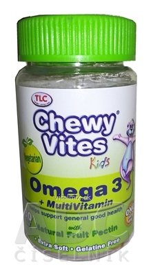 Chewy Vites Kids Omega 3 + Multivitamin pektínové medvedíky 1x30 ks