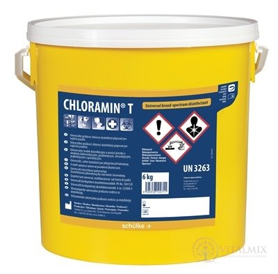 Chloramin T práškový dezinfekčný prostriedok v PE vedre 1x6 kg