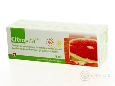 Citrovital Dentálny gél pre deti 1x18 ml